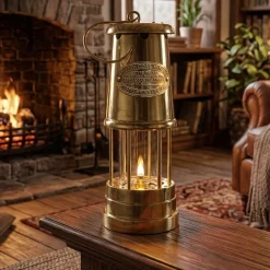 garrett-wade 10" All Brass Oil Lamp