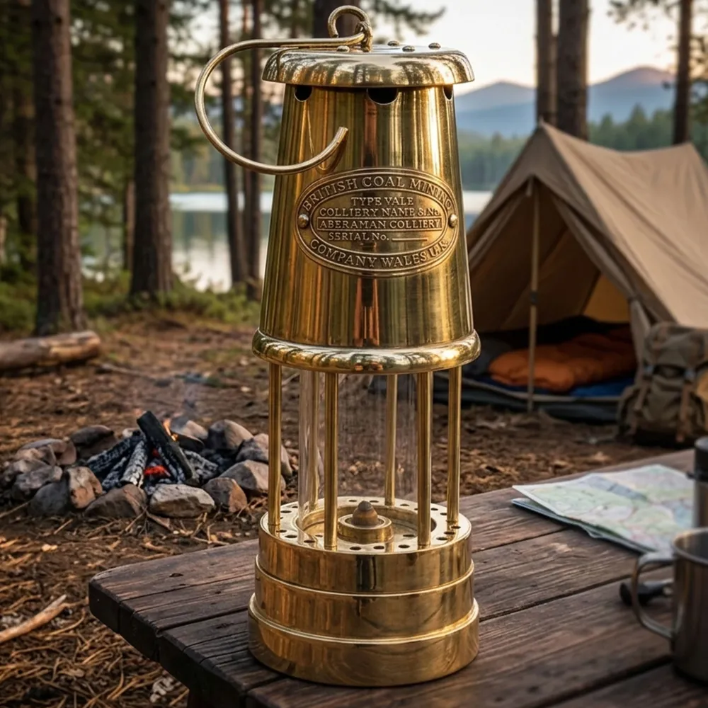 garrett-wade 10" All Brass Oil Lamp