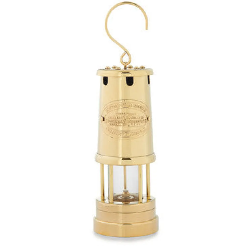 garrett-wade 8" All Brass Oil Table Lamp Clearance