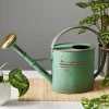 garrett-wade Antiqued 1-Gallon Copper Plated Watering Can New