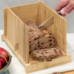 Garrett Wade Bamboo Foldable Bread Slicer Discount