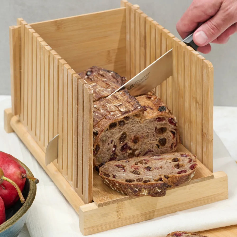 Garrett Wade Bamboo Foldable Bread Slicer Discount