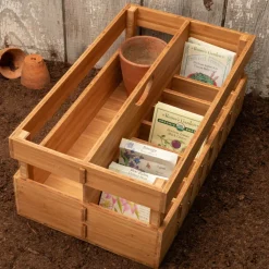 Garrett Wade Bamboo Tool Tote and Seed Organizer Sale