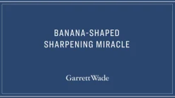 garrett-wade Banana-Shaped Sharpening Miracle New