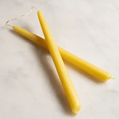 garrett-wade Beautiful Hand-Dipped 11" Beeswax Candles