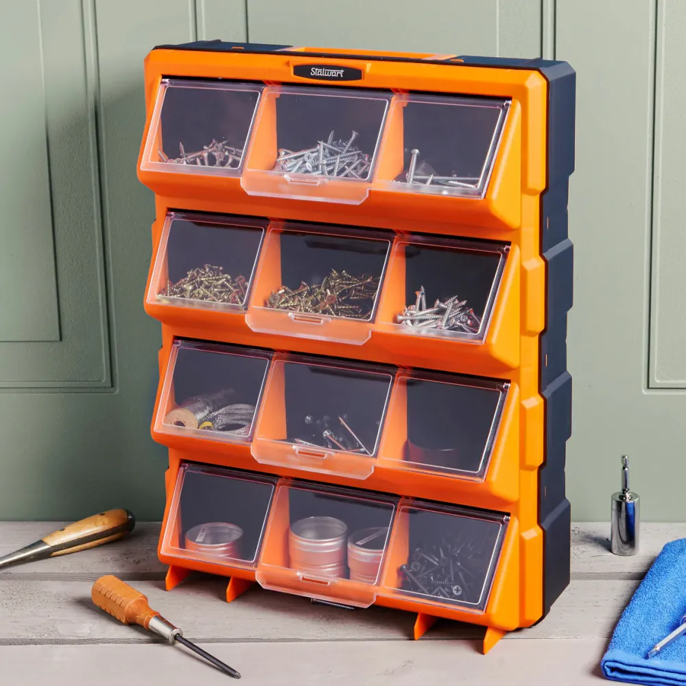 garrett-wade 12-Bin Screw Organizer New