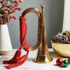 garrett-wade Brass and Copper Bugle Signal Horn New