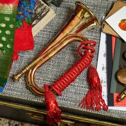 garrett-wade Brass and Copper Bugle Signal Horn New