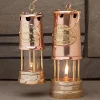 garrett-wade 8" Brass & Copper Oil Lamp New