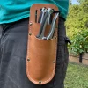garrett-wade Bypass & Flower Pruner Set with Leather Sheath New