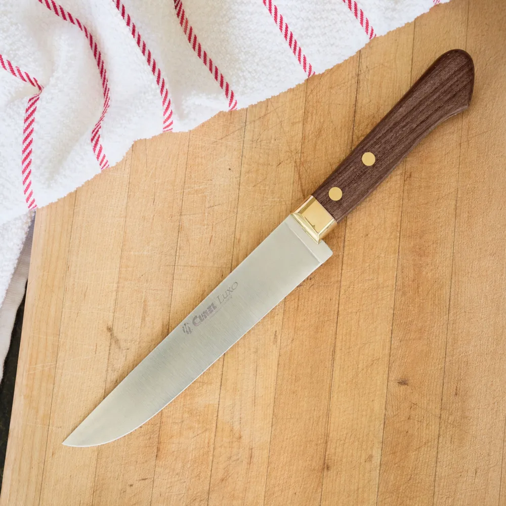 garrett-wade Chef Knife handle in wood and brass New