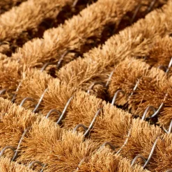 garrett-wade Coir and Stainless Steel Half-Round Spiral Doormat