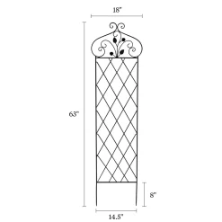 garrett-wade 63" Decorative Metal Trellis Hot