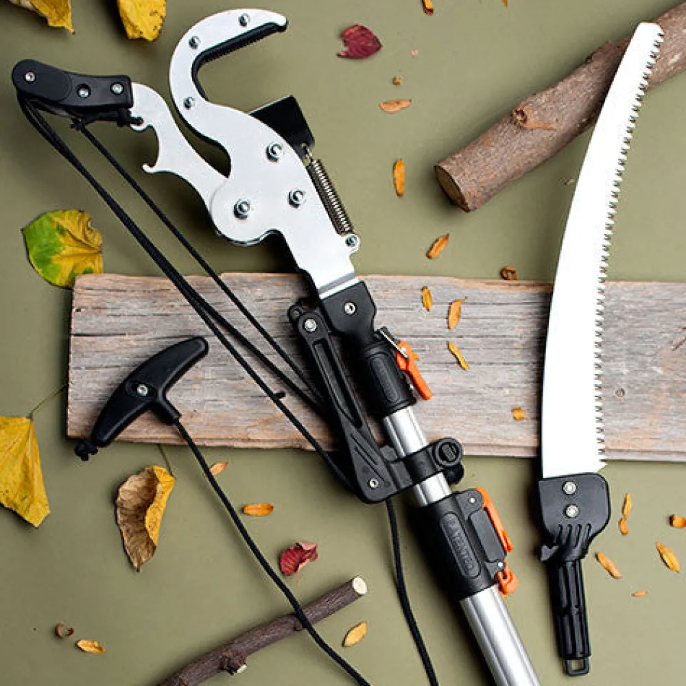 Garrett Wade Extendable Jumbo Pole Saw & Pruner Best