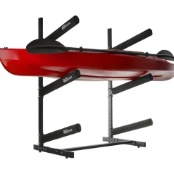 garrett-wade Freestanding Outdoor 3-Level Kayak and Canoe Rack Best