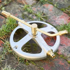 garrett-wade French Steel & Brass Rotating Garden Sprinkler Online