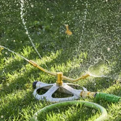 garrett-wade French Steel & Brass Rotating Garden Sprinkler Online