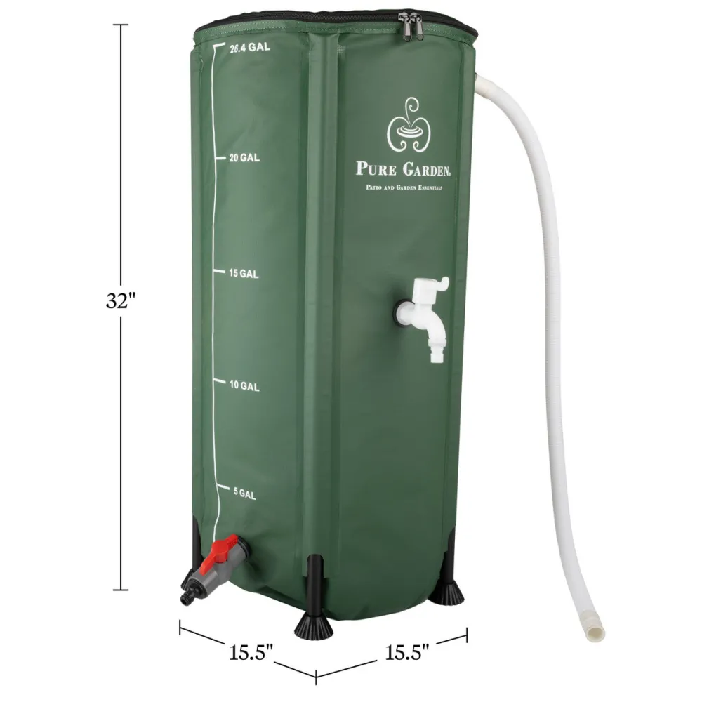 garrett-wade 26-Gallon Collapsible Rain Barrel Clearance