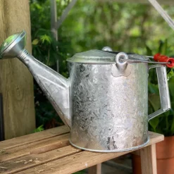 garrett-wade Galvanized 1.5 Gallon Watering Can with Wooden Handle Clearance