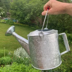 garrett-wade Galvanized 1.5 Gallon Watering Can with Wooden Handle Clearance