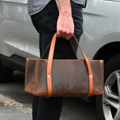 Garrett Wade Portable Leather Tool Bag Discount