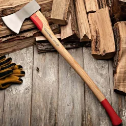 Garrett Wade German Made Forest Axe With Protective Steel Collar Hot