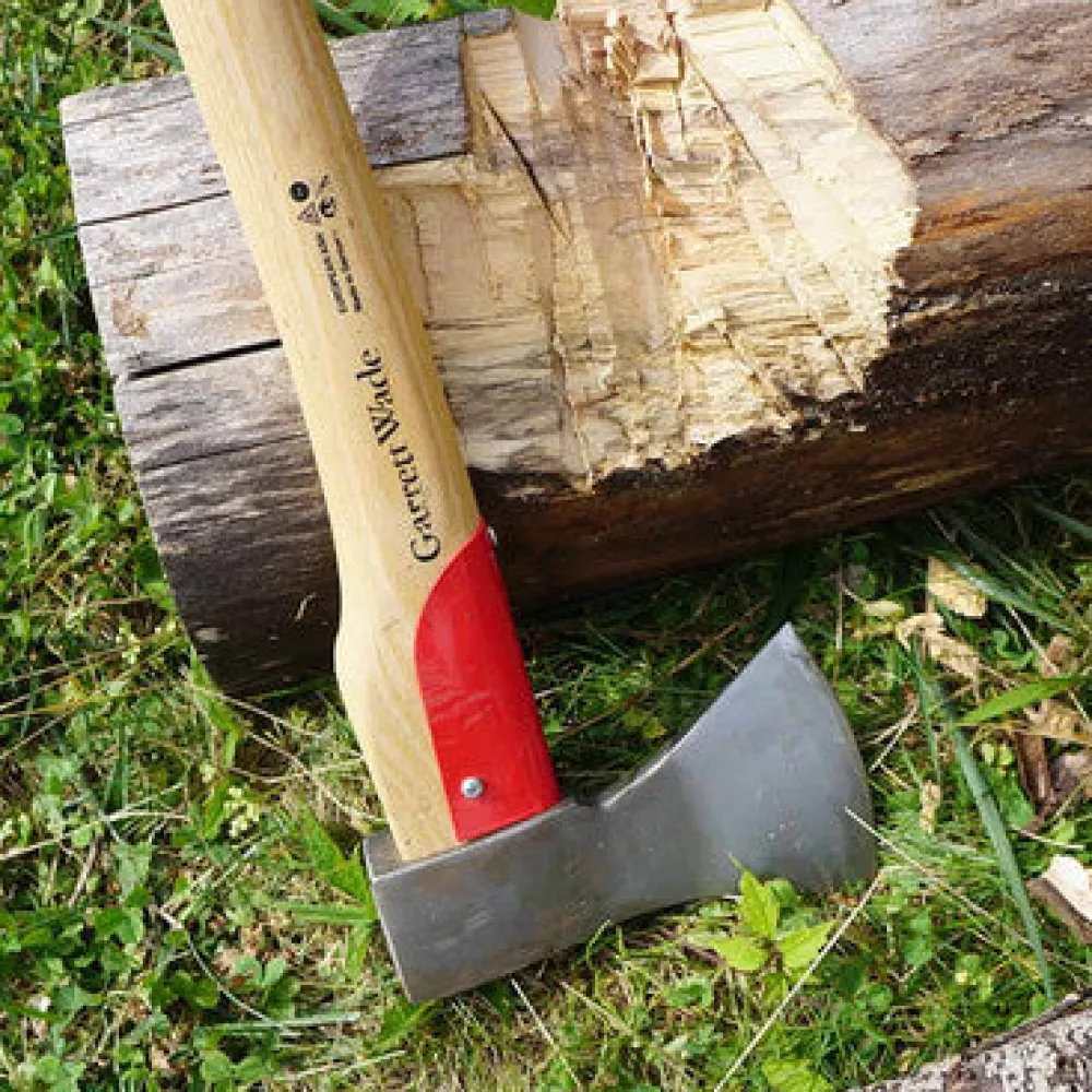 Garrett Wade German Made Forest Axe With Protective Steel Collar Hot