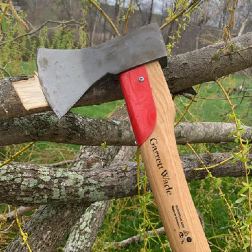 Garrett Wade German Made Forest Axe With Protective Steel Collar Hot