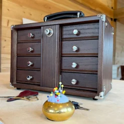 garrett-wade Gerstner International Dark Oak Mini Chest Sale