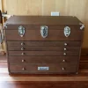 garrett-wade Gerstner International Dark Oak 5-Drawer Chest
