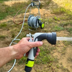 garrett-wade Guided Hose Reel with 100' Ultra Tough Hose Clearance