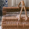 garrett-wade Handwoven Wicker Fireplace Basket
