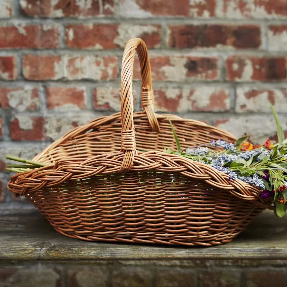 garrett-wade Handwoven Wicker Garden & Home Basket Outlet