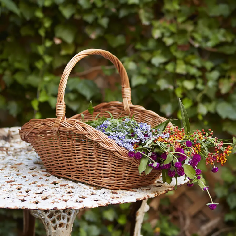 garrett-wade Handwoven Wicker Garden & Home Basket Outlet