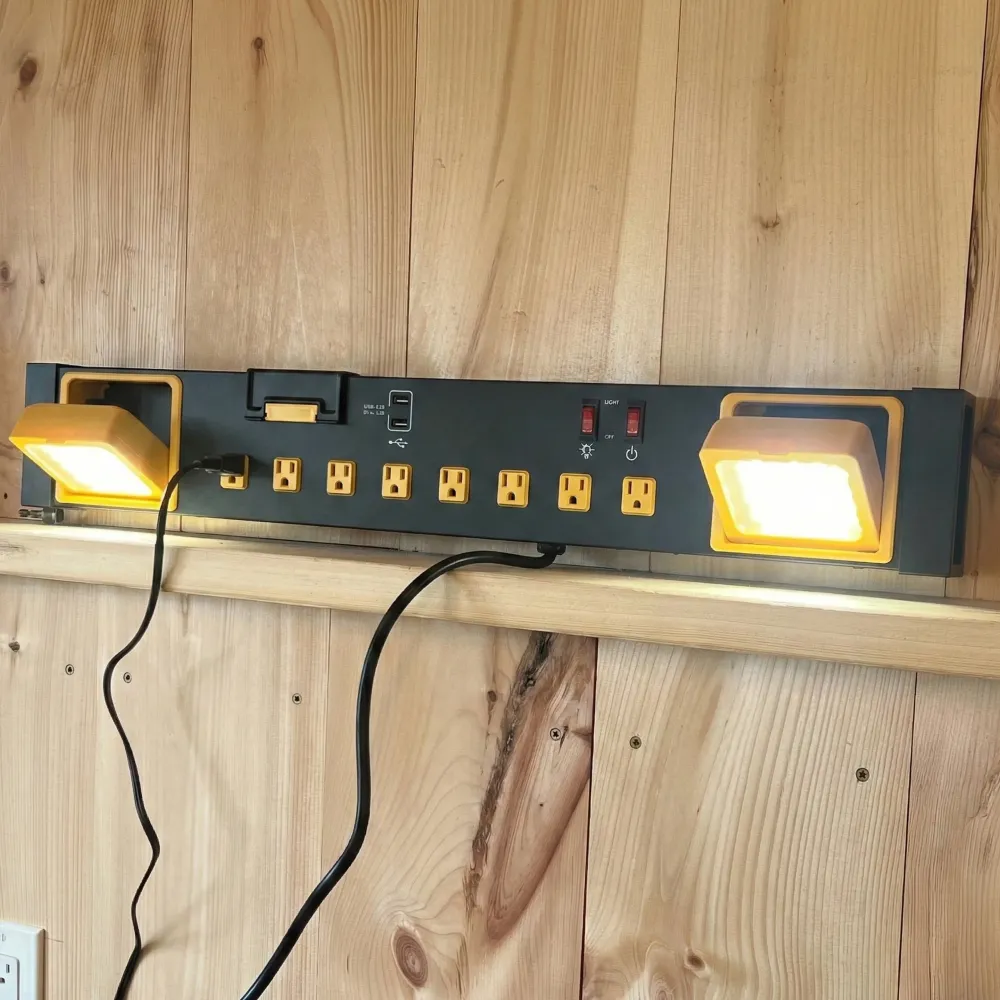 Garrett Wade Heavy Duty Metal Power Strip Clearance