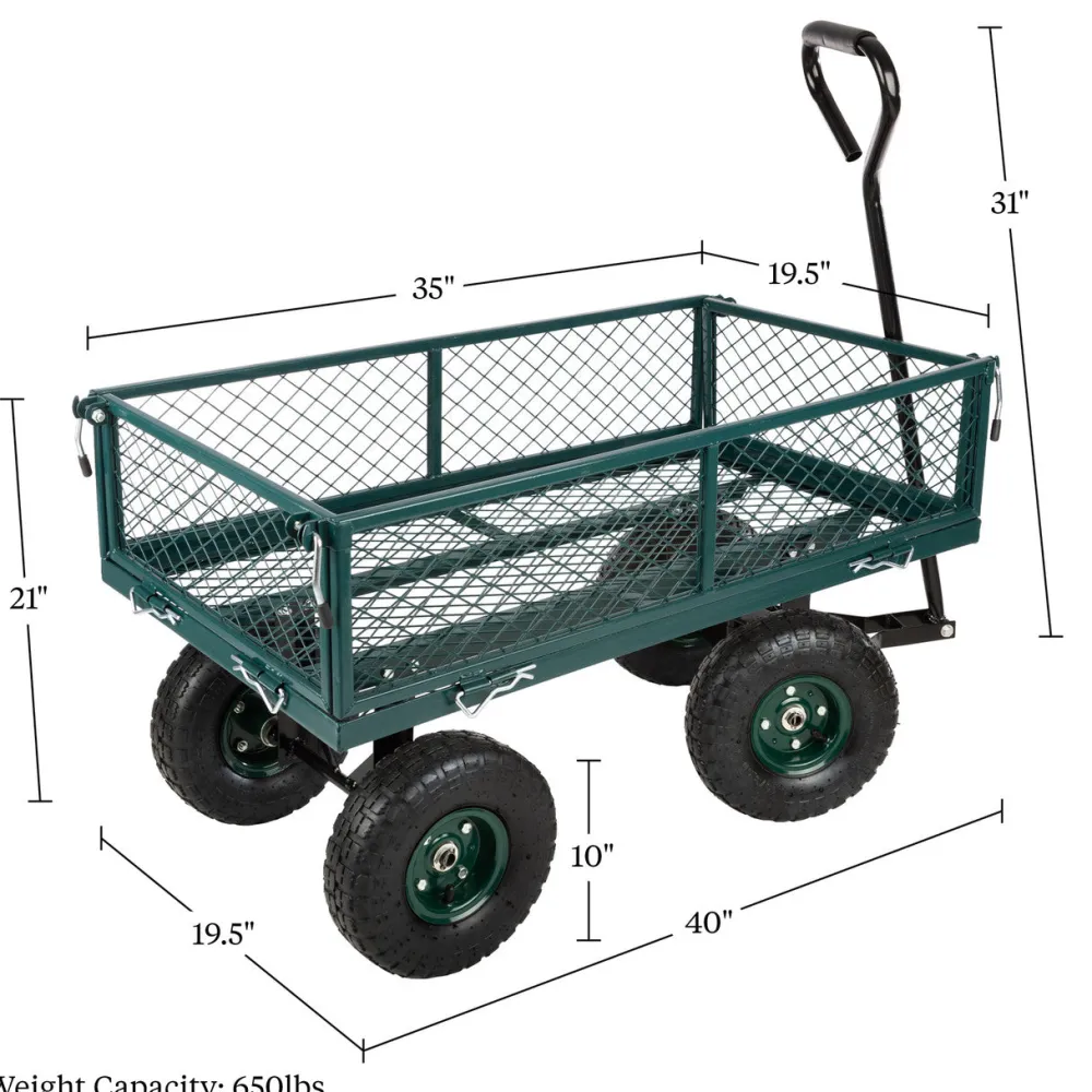 garrett-wade Heavy Duty Utility Wagon Cart Clearance