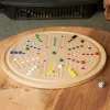 Garrett Wade 2-in-1 Handcrafted Aggravation / Chinese Checkers Game