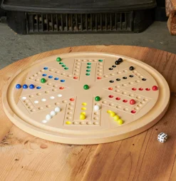 Garrett Wade 2-in-1 Handcrafted Aggravation / Chinese Checkers Game