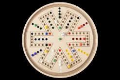 Garrett Wade 2-in-1 Handcrafted Aggravation / Chinese Checkers Game