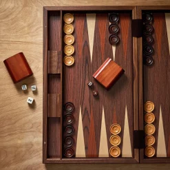 garrett-wade Inlaid Deluxe Backgammon Set Discount