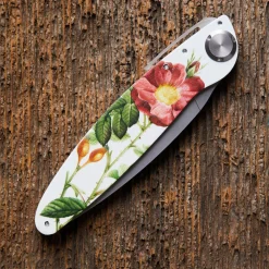 Garrett Wade K2 Flower Design Folding Knife Outlet