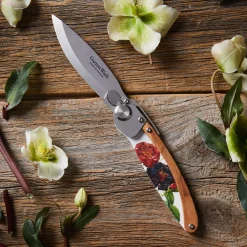 Garrett Wade K2 Flower Design Folding Knife Outlet