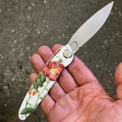 Garrett Wade K2 Flower Design Folding Knife Outlet