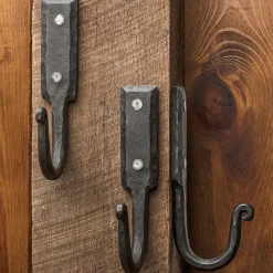 Garrett Wade Large Hand Forged Iron Wall Hook (3)