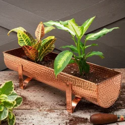 Garrett Wade Large Solid Copper Window Planter Clearance