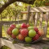 garrett-wade Large Woven Galvanized Basket Best