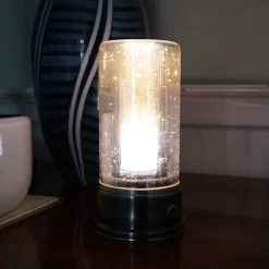 Garrett Wade LED Mid-Century Lamp, Bubble Glass Sale