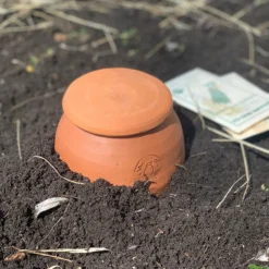 garrett-wade Medium Teardrop-Shaped Terracotta Container Plant Hydrator Outlet