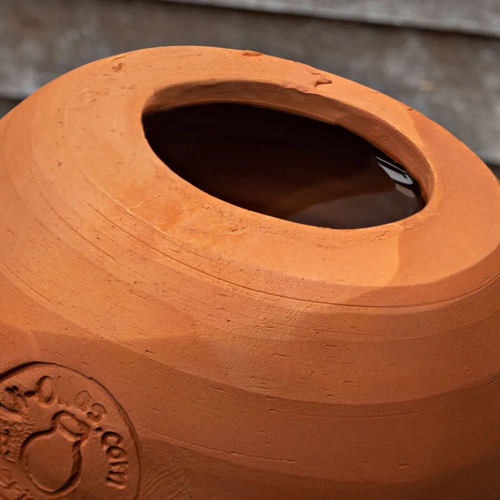 garrett-wade Medium Teardrop-Shaped Terracotta Container Plant Hydrator Outlet