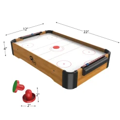 Garrett Wade Mini Arcade Air Hockey Table Game Outlet